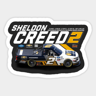 Sheldon Creed Champion 2020 (dark colors) Sticker